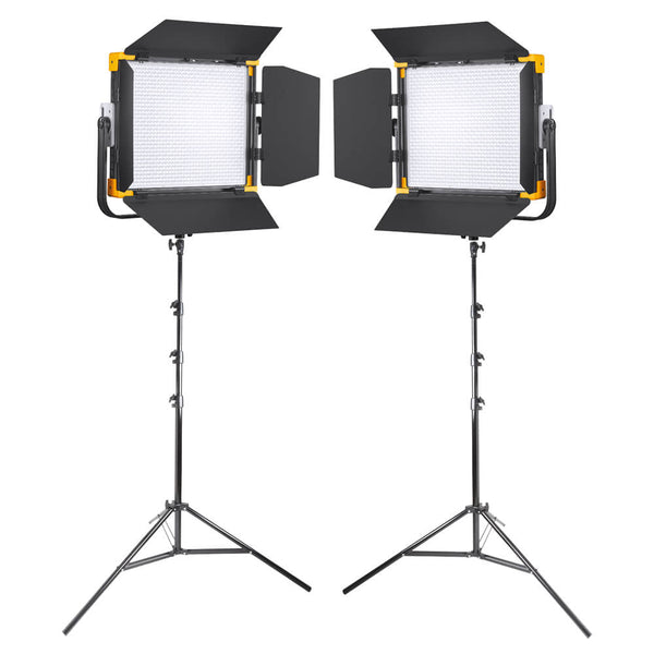 2- Kit LD150RS Bi-Colour RGB LED Panel Light Dimmable - Godox 
