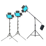 3-Pack Panel Lighting Kit LECO500RGB MKII & Stands