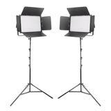 LECO1500B MKII 150Ws Bi-Colour LED Panel Twin Kit By PixaPro 