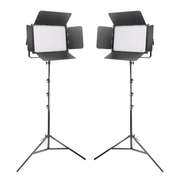 LECO1500B MKII 150Ws Bi-Colour LED Panel Twin Kit By PixaPro 