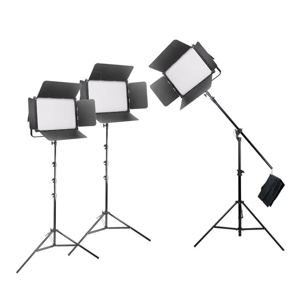 LECO1500B MKII Super Bright LED Panel Three Head Kit -PixaPro 