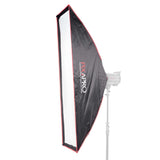 30x140cm (11.8"X55.1") Quick Installation Strip Umbrella Softbox With 4cm Grid