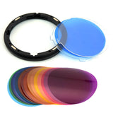 32x Coloured Gels Filters (2x 16 Different Colours) 