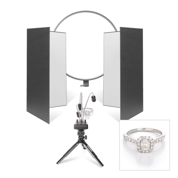 GLOWPAD450S Jewellery Photography Lighting Kit By PixaPro 