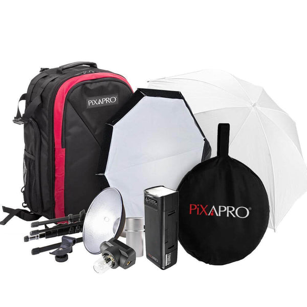 Solution Lighting Travel Kit PIKA200Pro TTL Pack Flash - PixaPro 