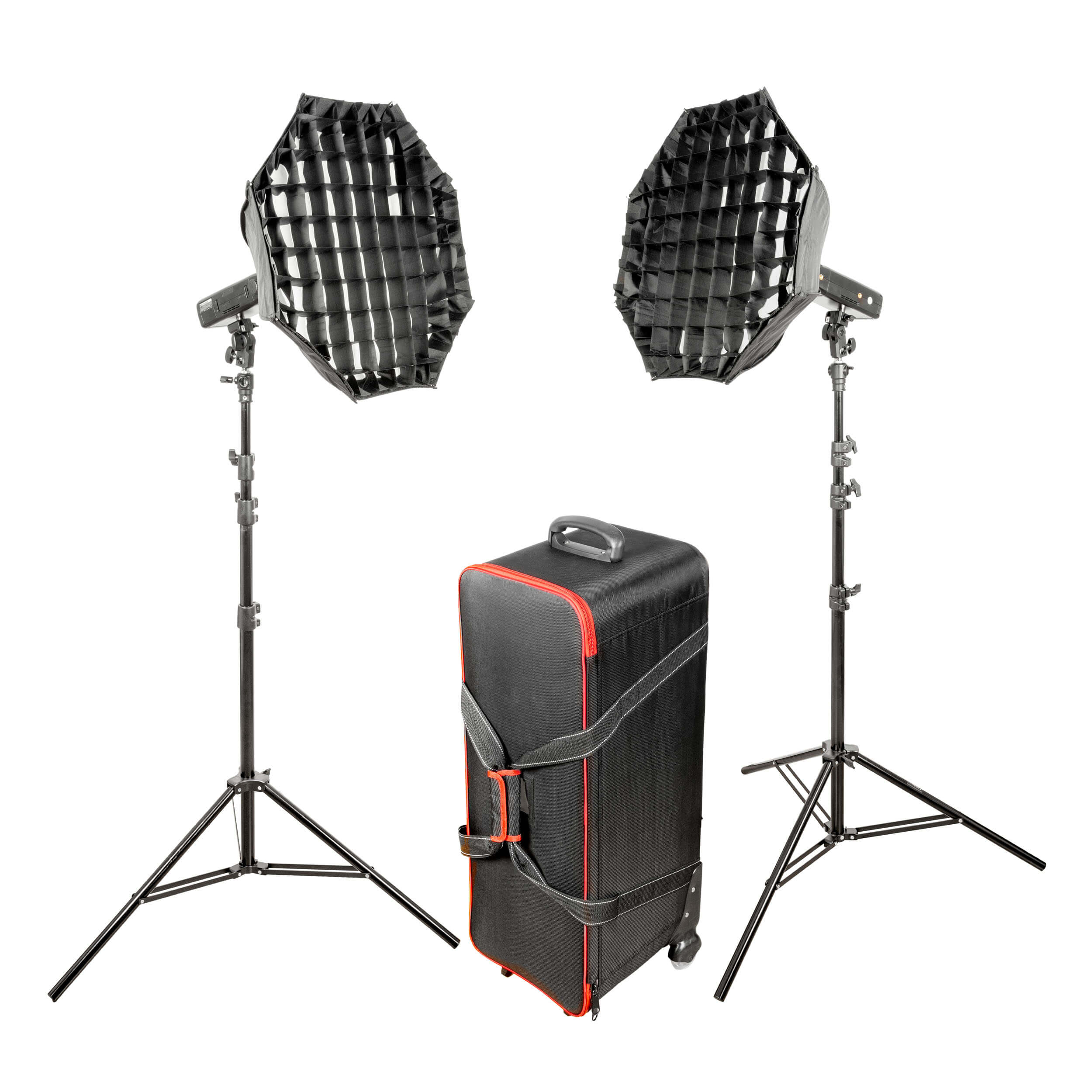 Complete Kit PIKA200Pro 2 Head Portable In Roller Bag (AD200PRO)