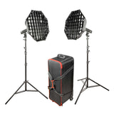 Complete Kit PIKA200Pro 2 Head Portable In Roller Bag - PixaPro