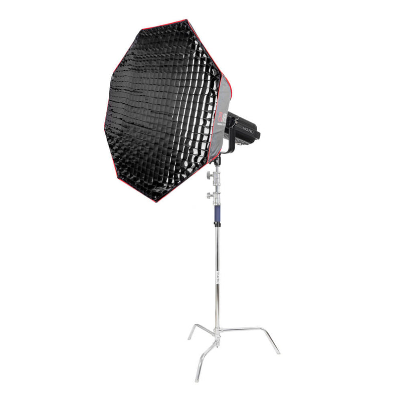 LED S350D MKII PRO LED Studio Light with 150cm Softbox & C-Stand - CLEARANCE