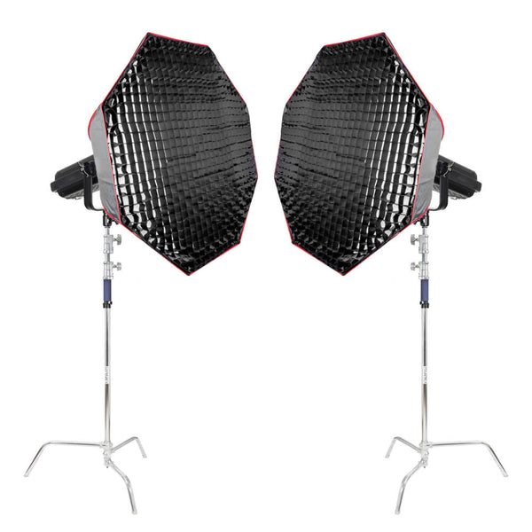 LED S350D MKII PRO LED Studio Light Twin Softbox Kit - CLEARANCE