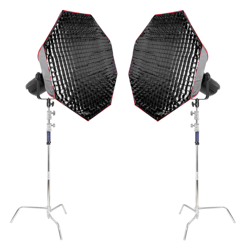 LED S500D MKII PRO LED Studio Light Twin Softbox Kit - CLEARANCE