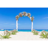 3x4m Outdoor Beach Professional Wedding Studio Background (Design 2)