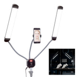 TIRA LED Strip Light with Smartphone Holder Clamp & Table-Top Stand