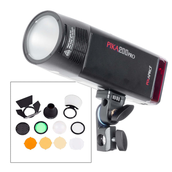 All-In-1 PIKA200Pro with Round Head & Accessory Kit By PixaPro 