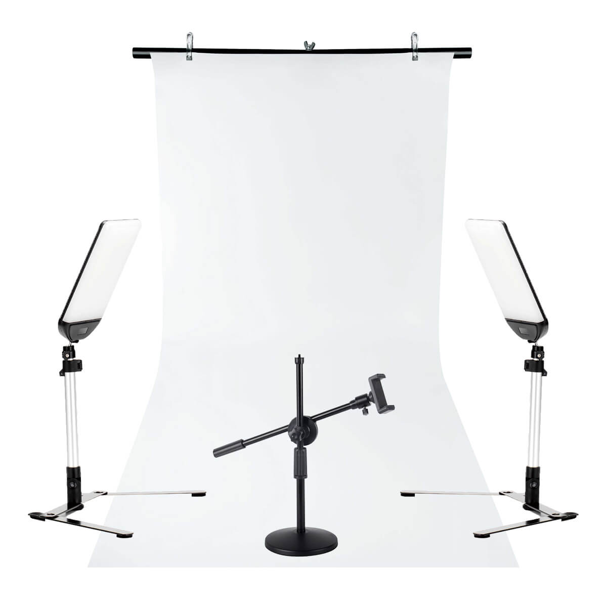 MOBI Studio LED Panel Video Light E-Commerce Photography Kit