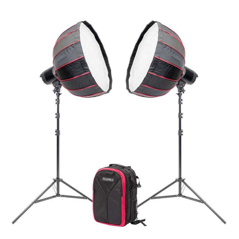 Daylite60D MKII LED Light Twin Softbox Travel Kit