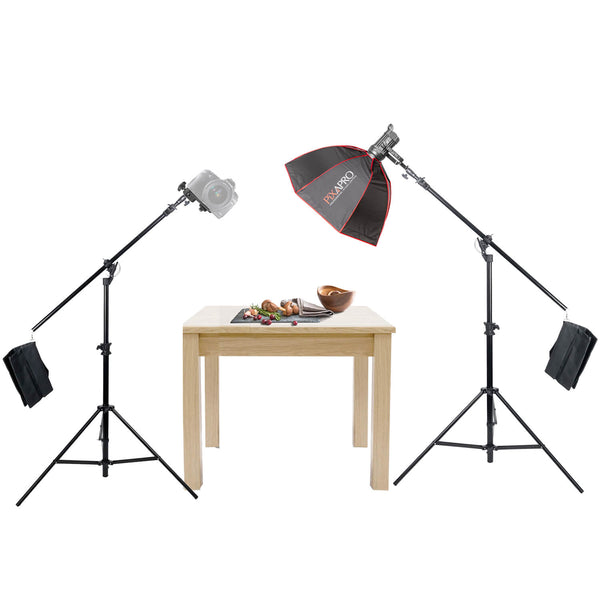 LED100B MKIII Bi-Colour Flat Lay Overhead Food Videography Kit - CLEARANCE