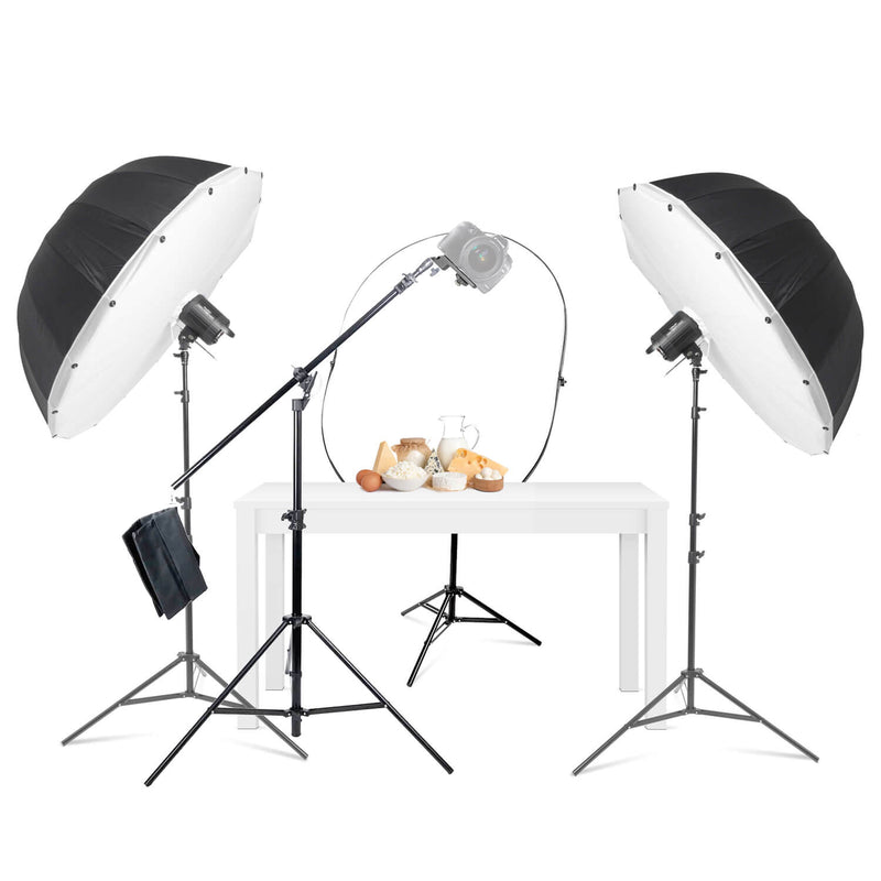 DAYLiTE60D MKII LED Overhead Food Photography Lighting Twin Kit