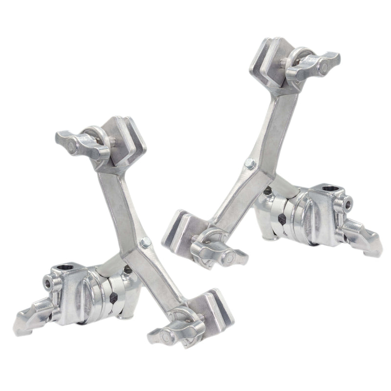 2-Pair Pack Stainless Steel Super G-Clamp with Grip Head 