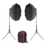 Photography Travel Lighting Kit Li-ION580III Speedlite & Backpack 