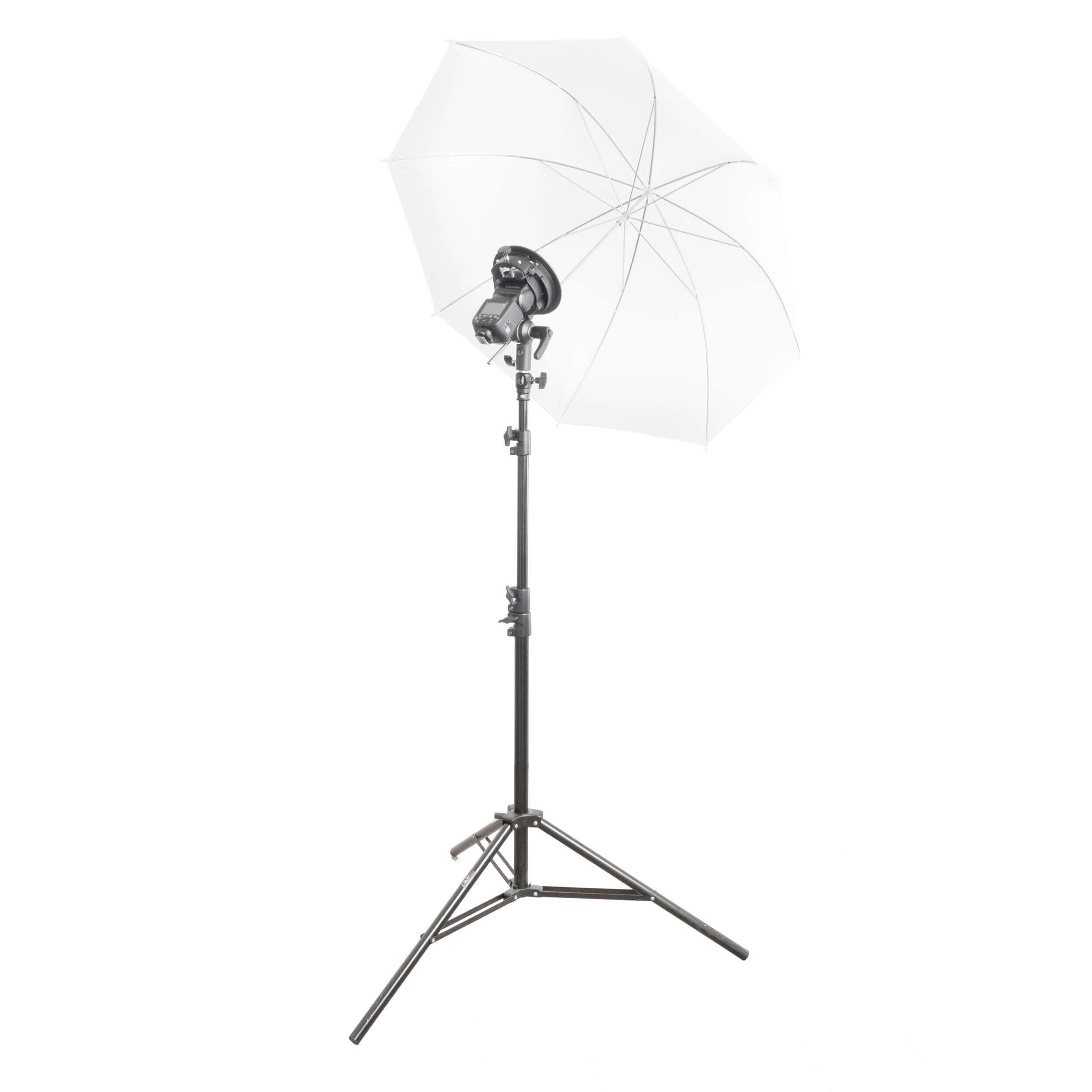 Camera Speedlite Li-ION580 MKIII with Shoot-Thru Umbrella Kit 