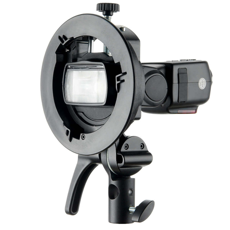 New and improved PIXAPRO SMART Speedlite Adapter Bracket (Godox S2 Bracket)