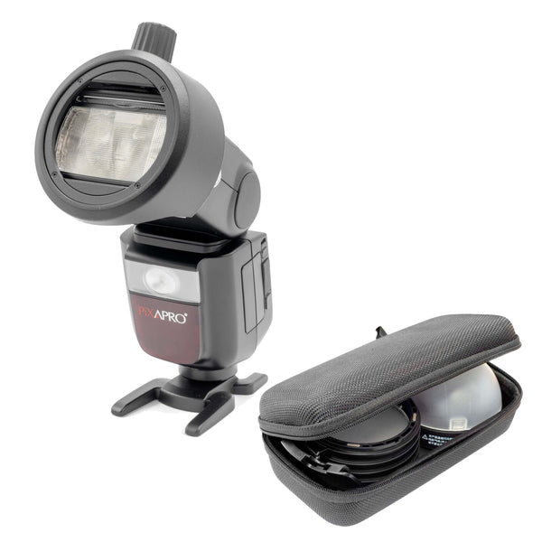 Li-ION580 MKIII Speedlite with SR1 Adapter & AK-R1 Kit by PiXAPRO