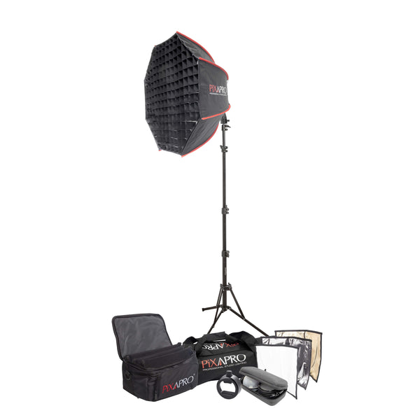 Li-ION580 MKIII TTL & Manual Speedlite On-The-Go Kit -PixaPro 