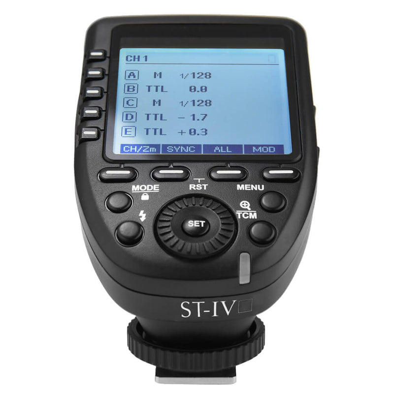 PRO ST-IV 2.4GHz Flash Trigger Wide LCD Display (Godox XPRO)