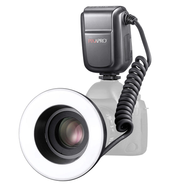 MF-R76 On-Camera Macro Photography Ring Flash By PixaPro