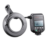 MF-R76 Macro Ring Flash with 8 Adapter Rings, Adjustment 1/128 to 1/1