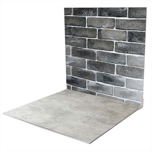 Brick Wall / Concrete Effect Textured Boards (60x60cm) By PixaPro 