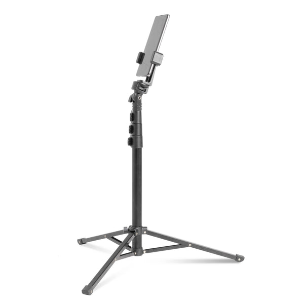 2in1 Telescopic Tripod Stand with Tilt Head and Cell Phone Bracket