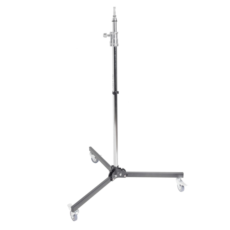 Heavy Duty Chrome Stainless Steel Boom Stand with rolling base