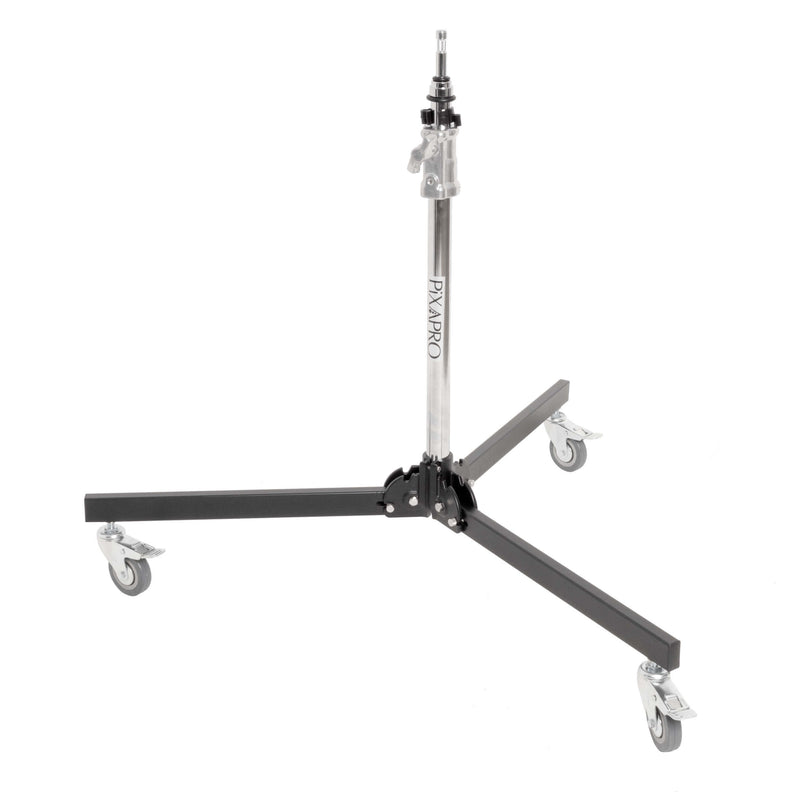 85-127cm Heavy Duty Stainless Steel Low Boy Roller Stand with Boom Arm