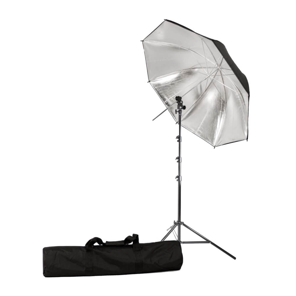 40 (101.6cm) Black/Silver Reflective Bounce Umbrella By PixaPro