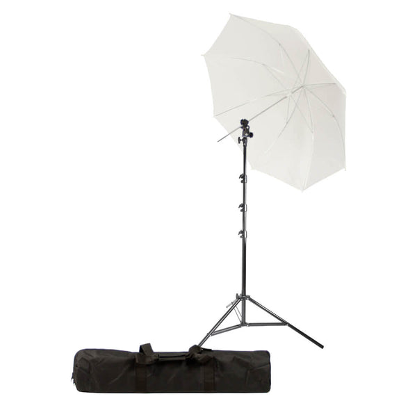 All-in-One Speedlite Translucent White Umbrella Kit By PixaPro 