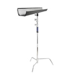 2pcs Half Round Backdrop Bracket & C-Stand Detachable Legs 