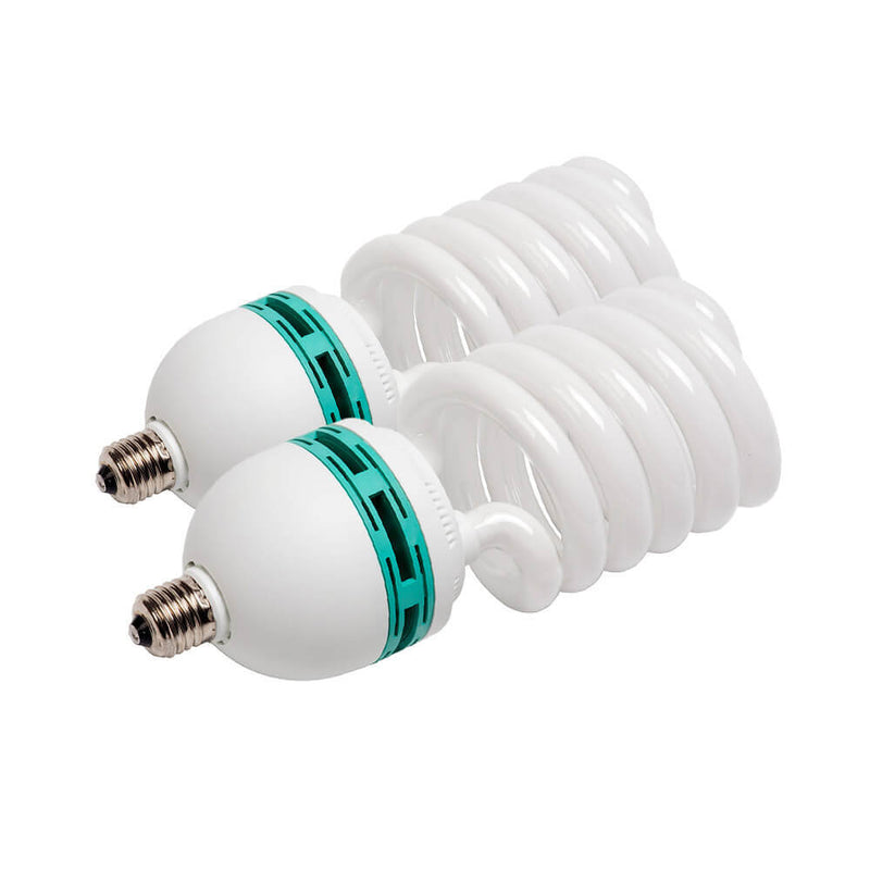 2Pcs Spare 105W CFL Bulb with Great Lifespan (E27 Fitting)