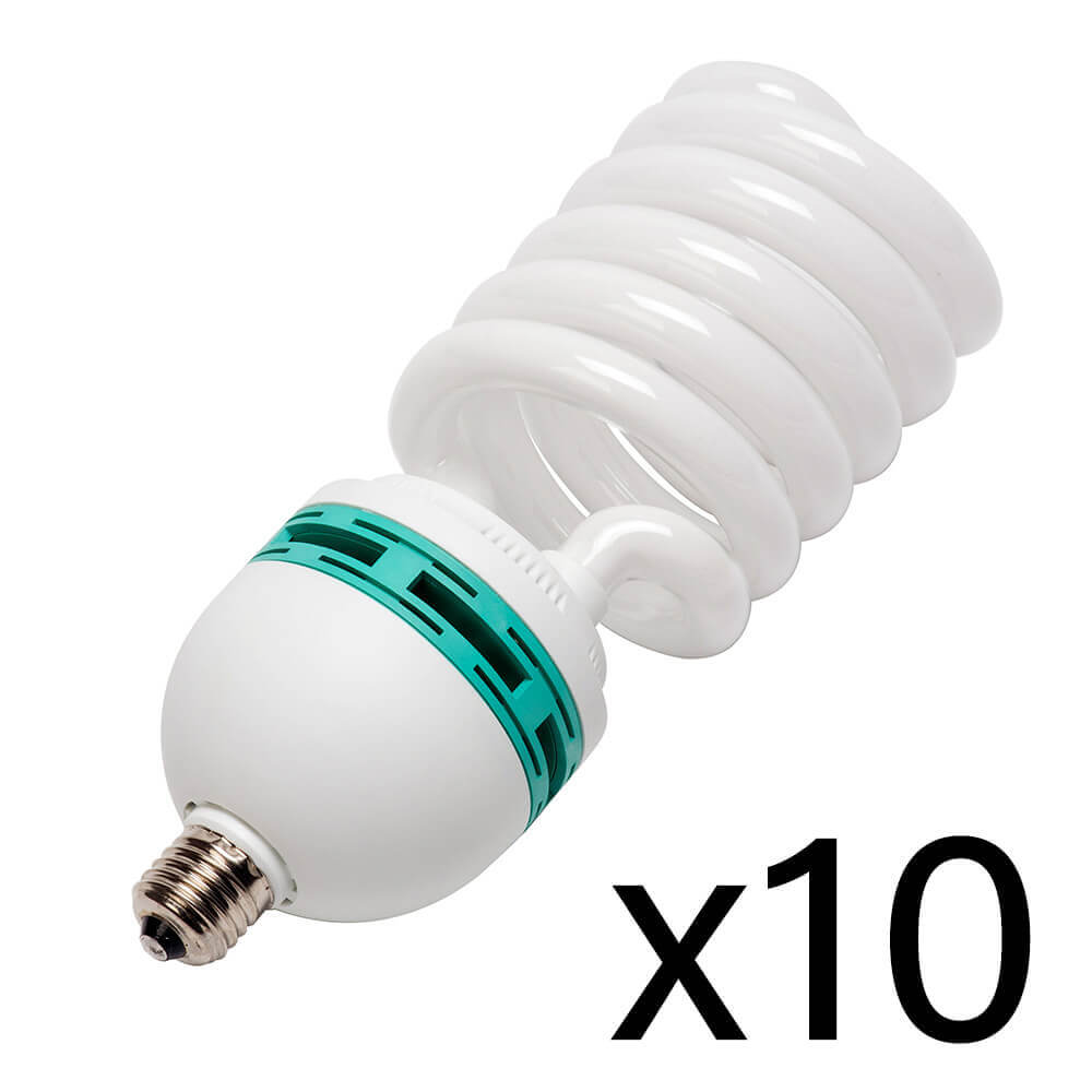 10x Replacement/Spare 105w CFL Bulb (E27 Fitting)