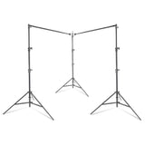 Dual Telescopic Adjustable Background Support System - PixaPro 