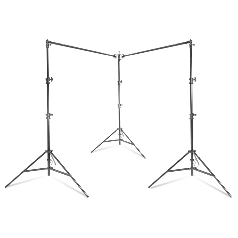 Dual Telescopic Adjustable Background Support System - PixaPro 