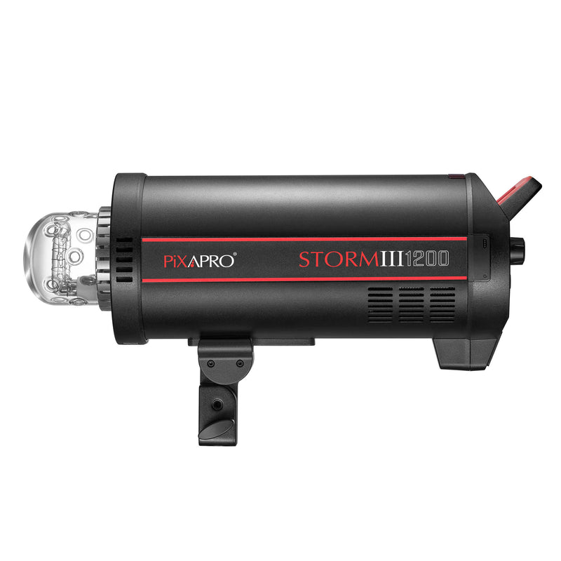 STORM III 1200 Super-Fast Strobe Head (QT1200 IIIM) By PixaPro 