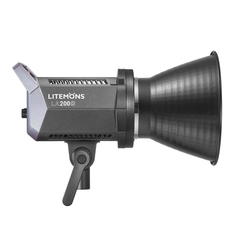 Super-Fast LED Video Light Litemons LA200D DayLight-Balanced 5600K 