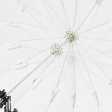 130cm Black/White Parabolic Umbrella