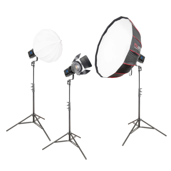 S120B MKII PRO Twin LED Kit with Softbox, Diffuser Ball & Fresnel Lens