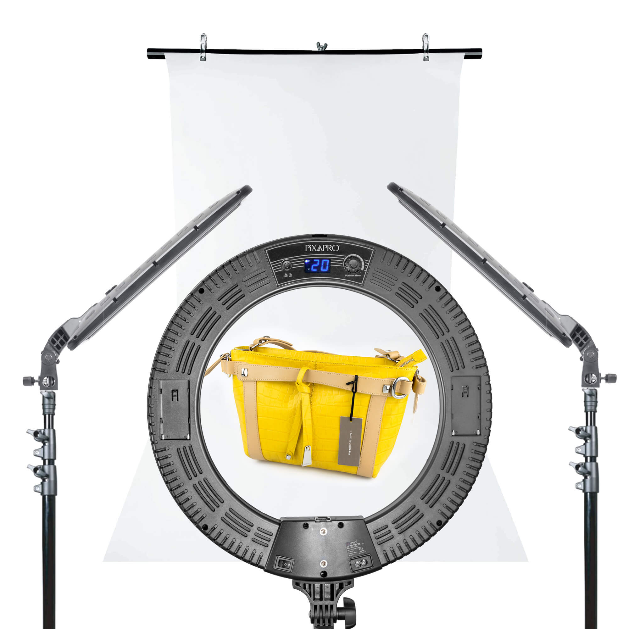 RICO240B MKII Ring Light Product Photography Kit