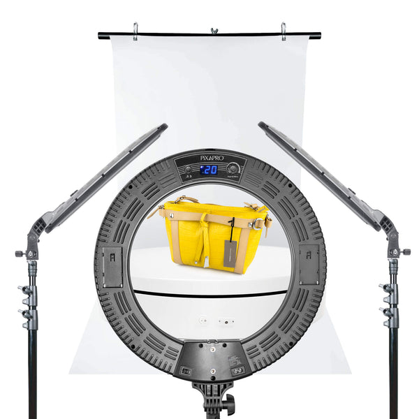 RICO240B MKII Ring Light 360° ORBIT Turntable Product Photography Kit