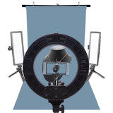 RICO140 Product Photography Kit & Dual (Light Blue & Duck Blue)  Sided Paper Backdrop 