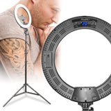 RICO240B MKII 46cm Tattoo Artists LED Ringlight Kit By Pixapro 