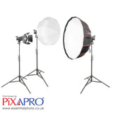 Triple Photography Lighting Kit Godox LA200D Daylight LED Light 